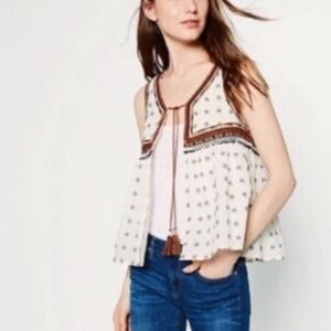 Zara Embroidered Vest/Top